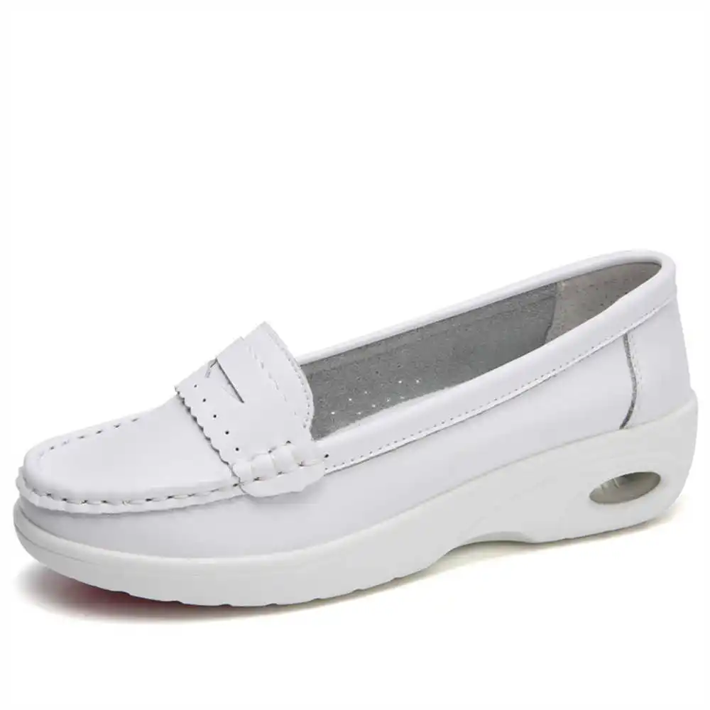 男性と女性のための厚いソールを備えた白いスライポントレーナー - Women Formal Upper Wear のレビューと価格