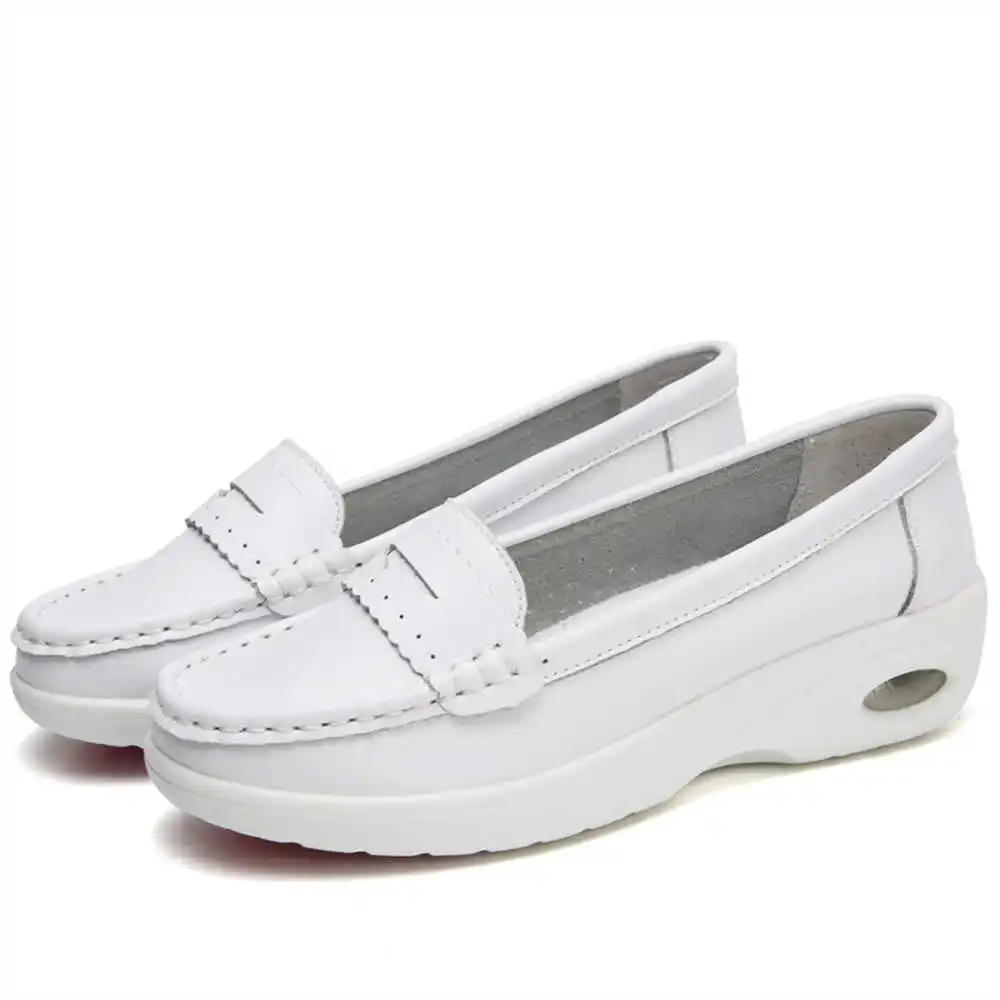 男性と女性のための厚いソールを備えた白いスライポントレーナー - Women Formal Upper Wear のレビューと価格