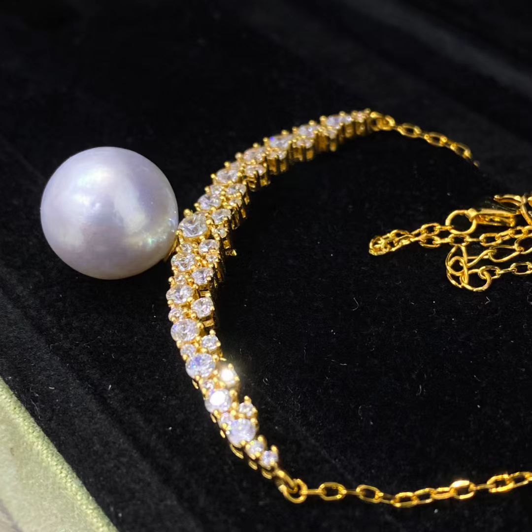 S925 スターリングシルバーネックレスパーツ ジュエリーベ - Pearl Necklace Set のレビューと価格