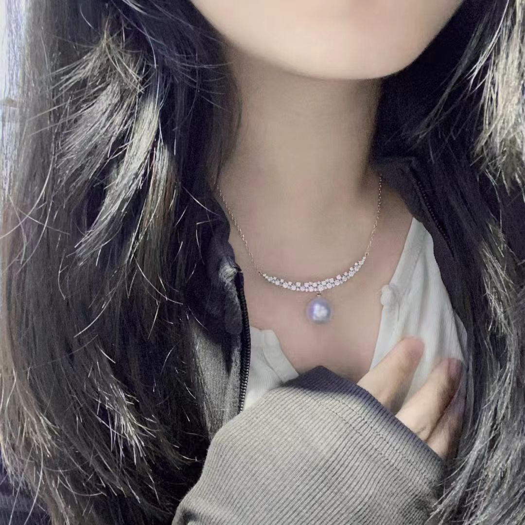 S925 スターリングシルバーネックレスパーツ ジュエリーベ - Pearl Necklace Set のレビューと価格