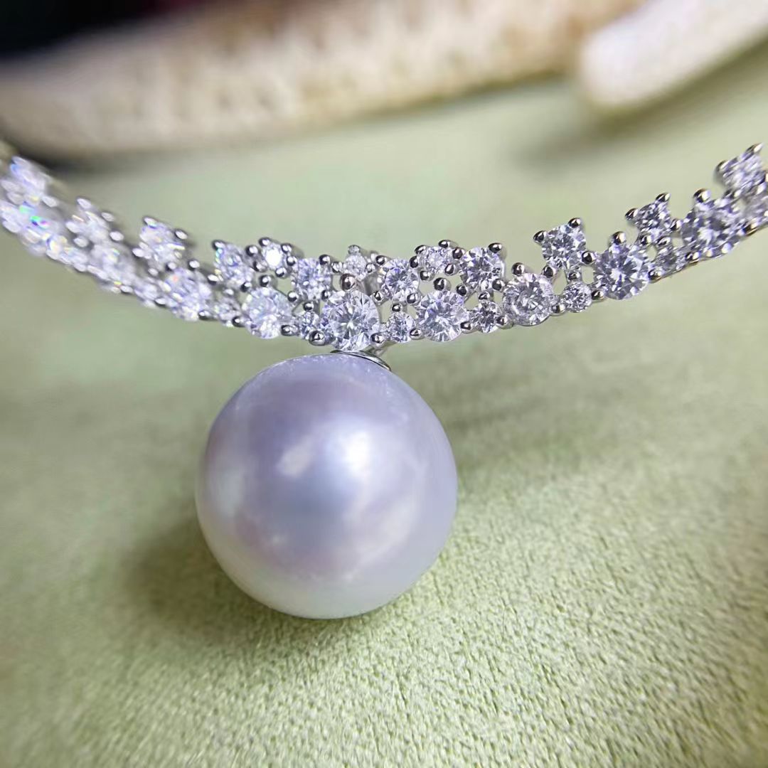 S925 スターリングシルバーネックレスパーツ ジュエリーベ - Pearl Necklace Set のレビューと価格