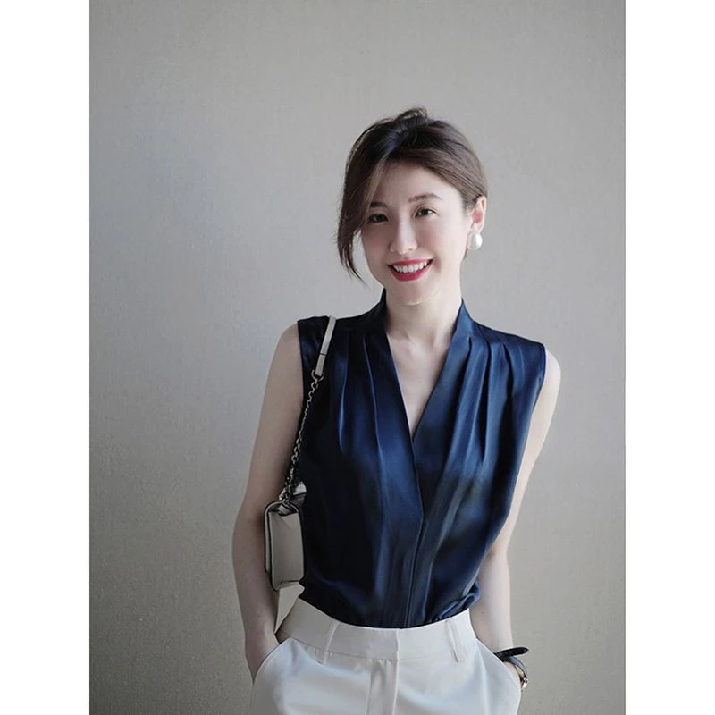 女性の裸の肩のVネックシャツとブラウス,ノースリーブのドレス - Women Formal Wear M&S のレビューと価格